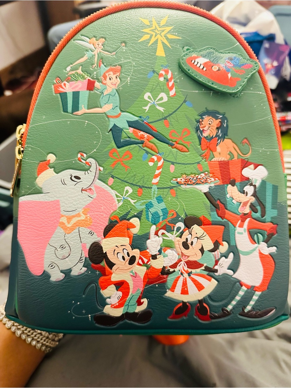 Disney Holiday Characters Backpack - Festive Green